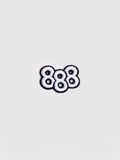 888 Sticker Badge - White