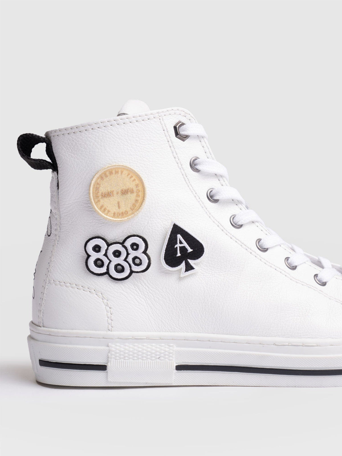 Ace Sticker Badge - Black