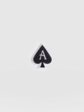 Ace Sticker Badge - Black