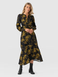 Adaline Zip Up Dress - Yellow Mimosa
