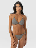 Alba Tie Side Bikini Bottom - Stripe