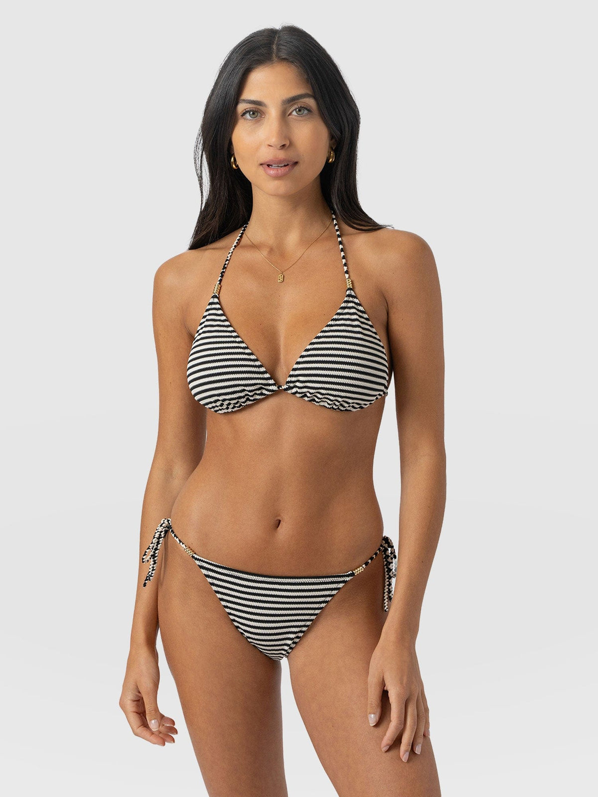 Alba Triangle Bikini Top - Stripe