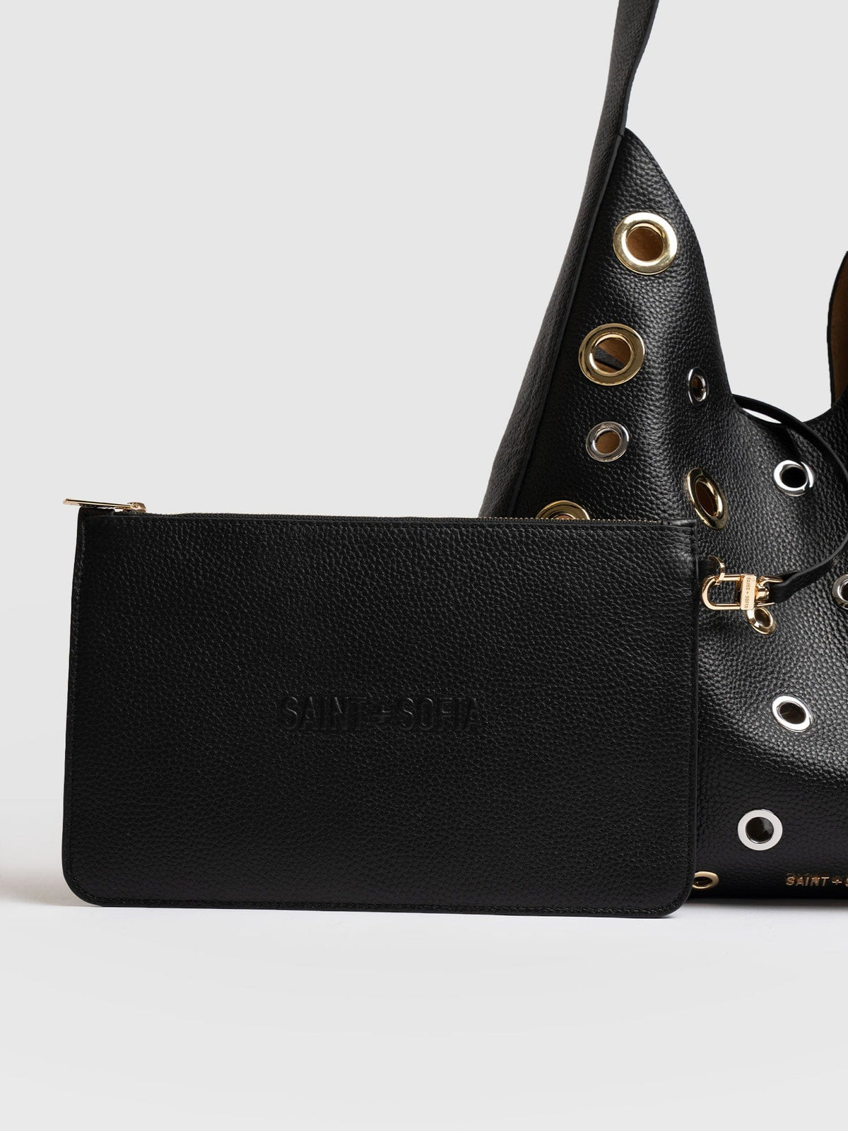 Allana Eyelet Bag - Black