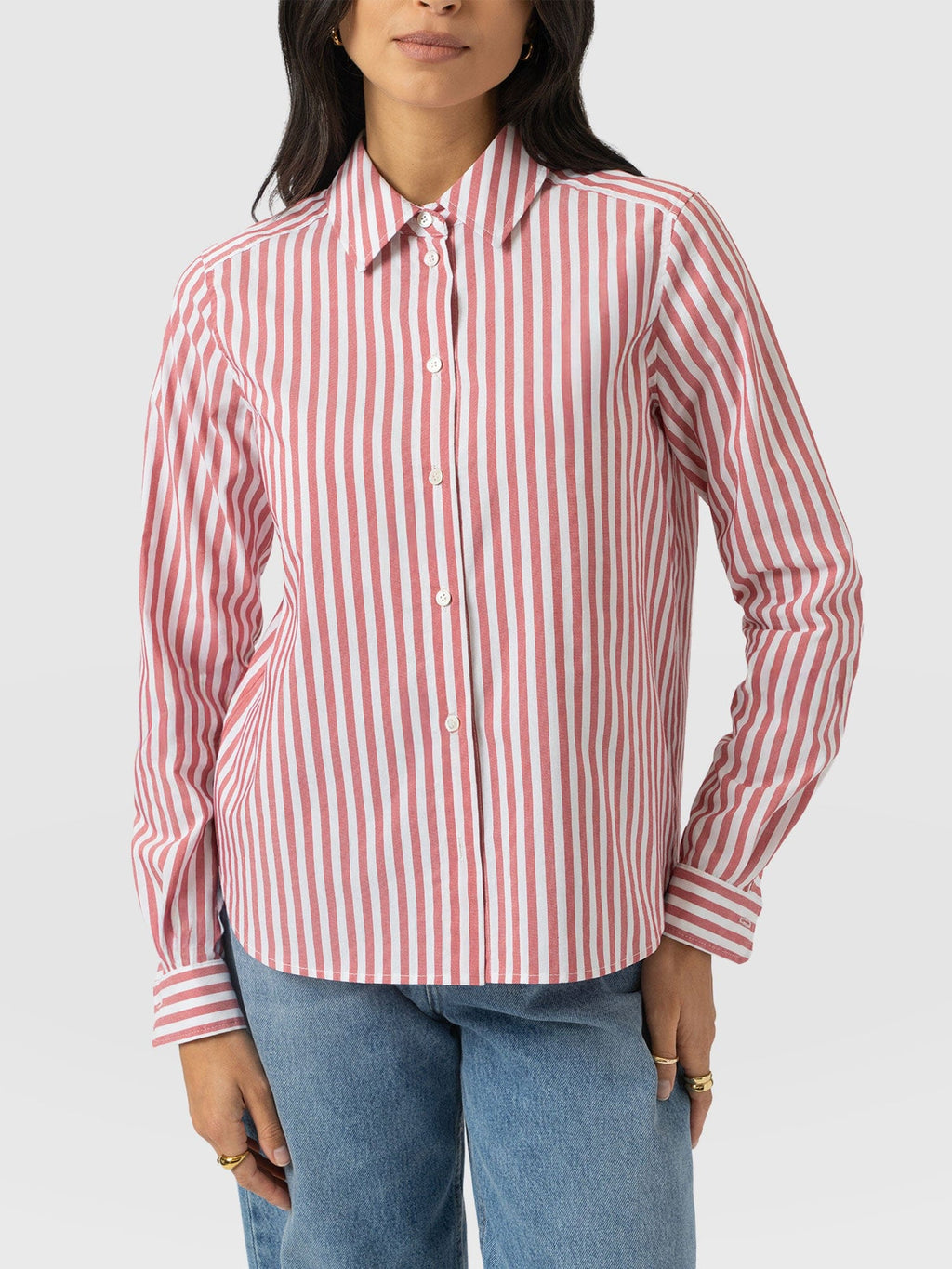 Anneliese Shirt - Red Stripe