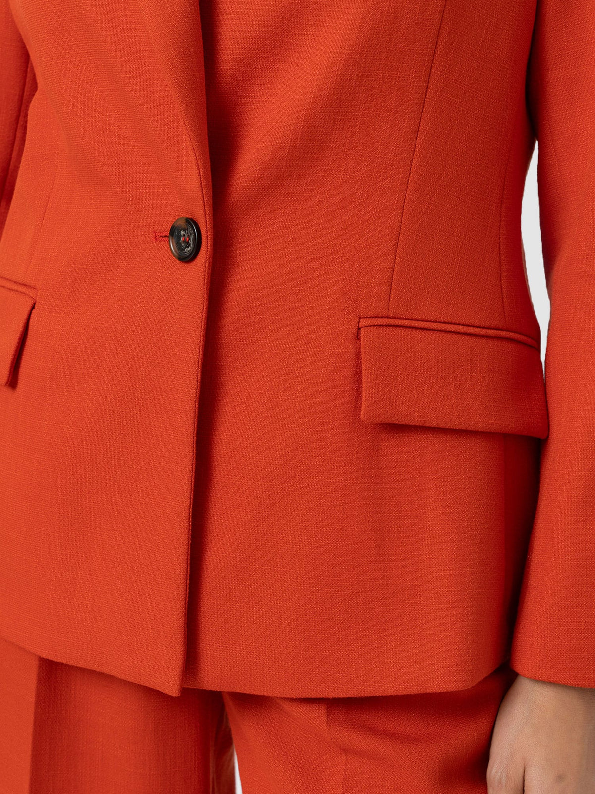 Argent Blazer - Burnt Orange