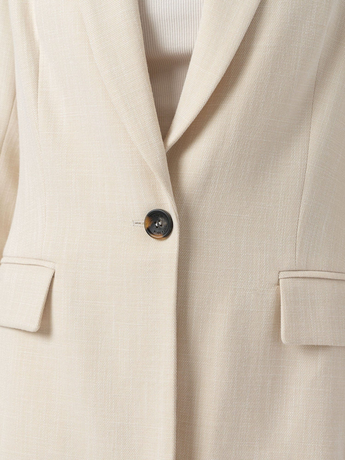 Argent Blazer - Cream