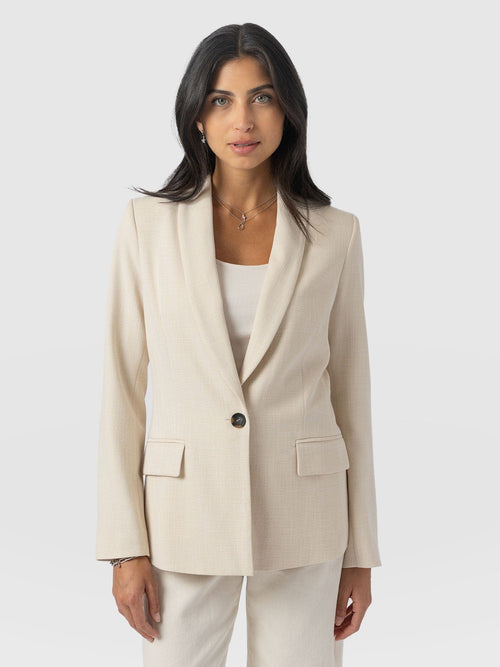 Argent Blazer - Cream