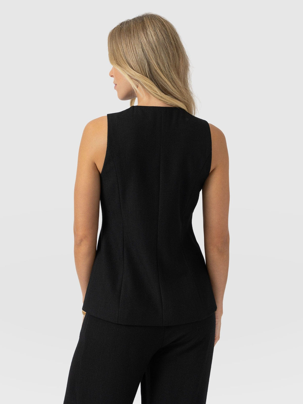 Argent Waistcoat - Black