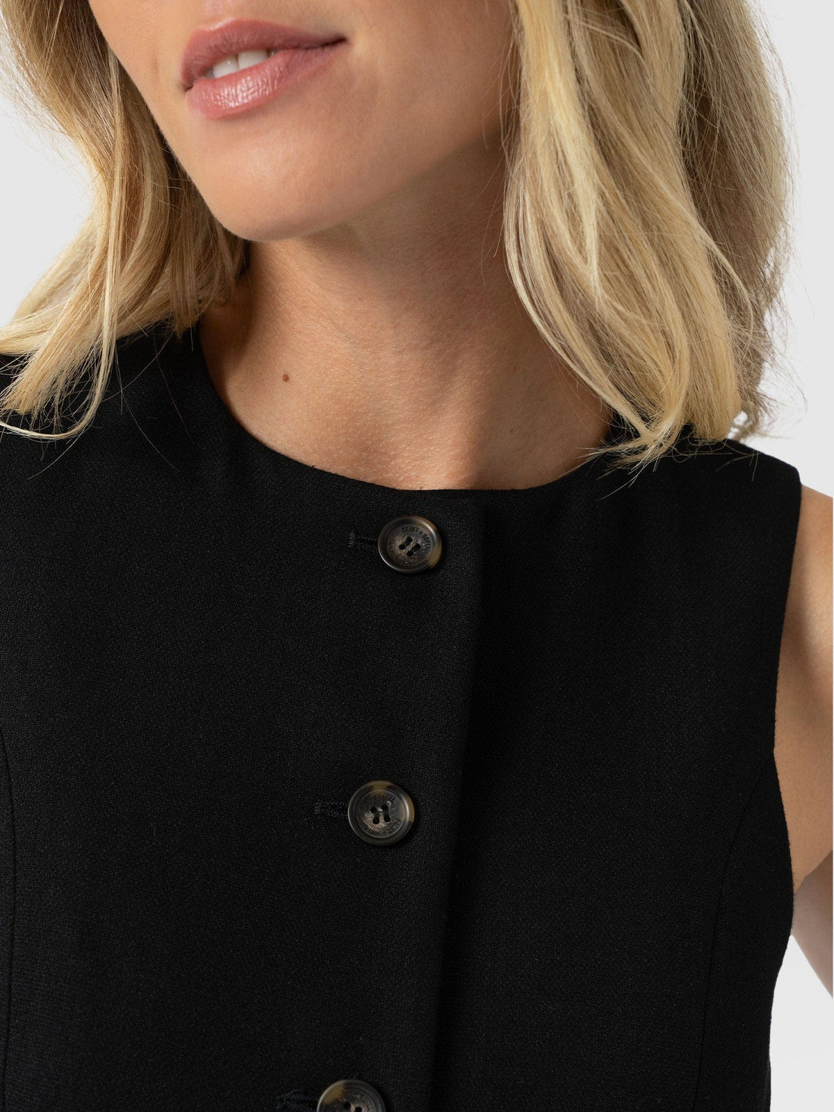 Argent Waistcoat - Black