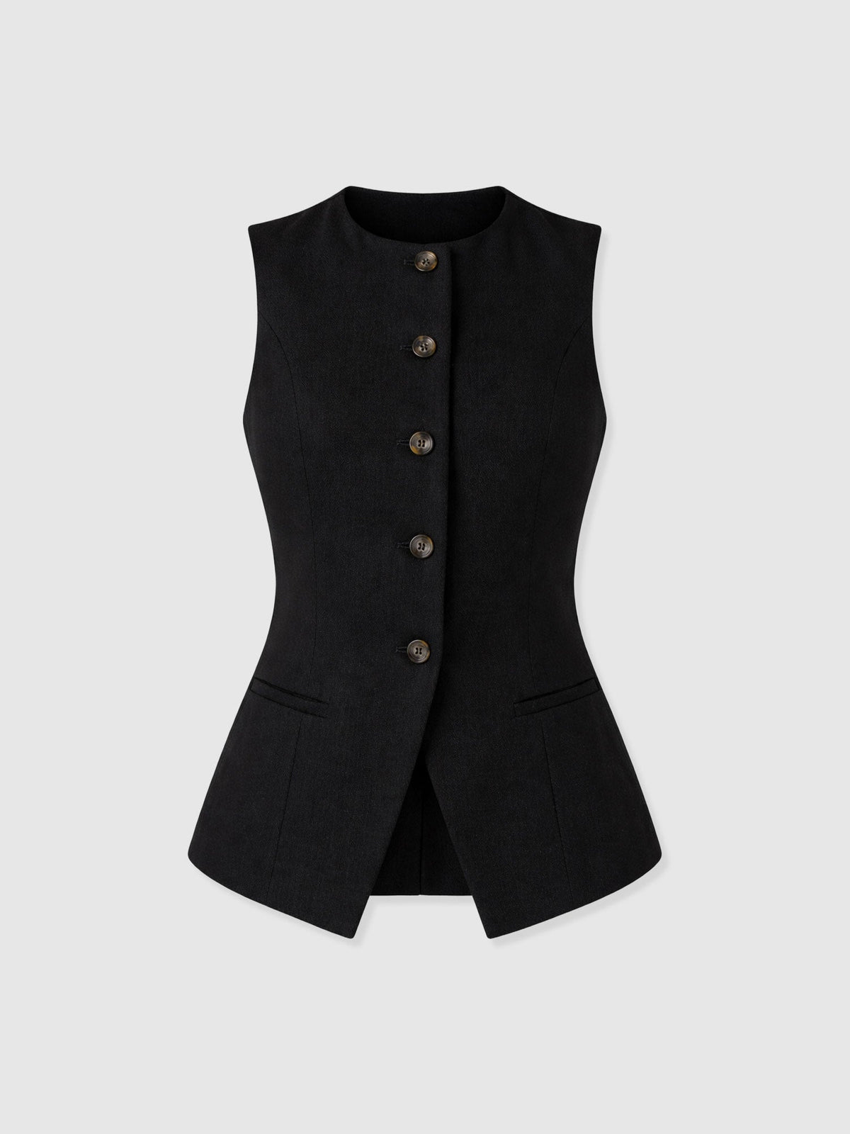 Argent Waistcoat - Black