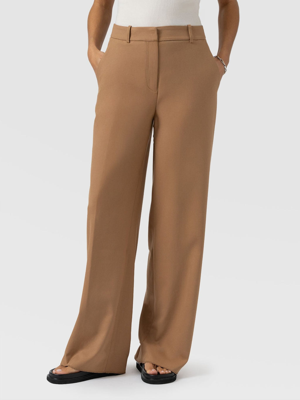 Argent Wide Leg Pant - Camel