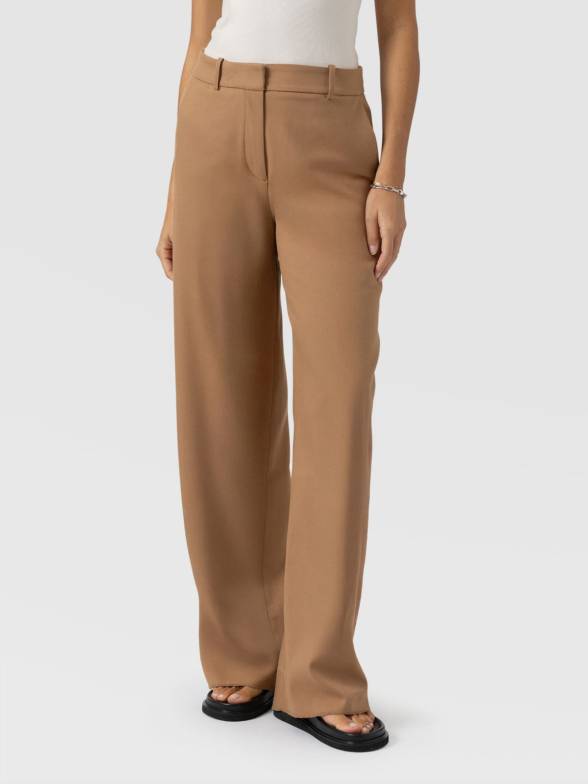 Argent Wide Leg Pant - Camel