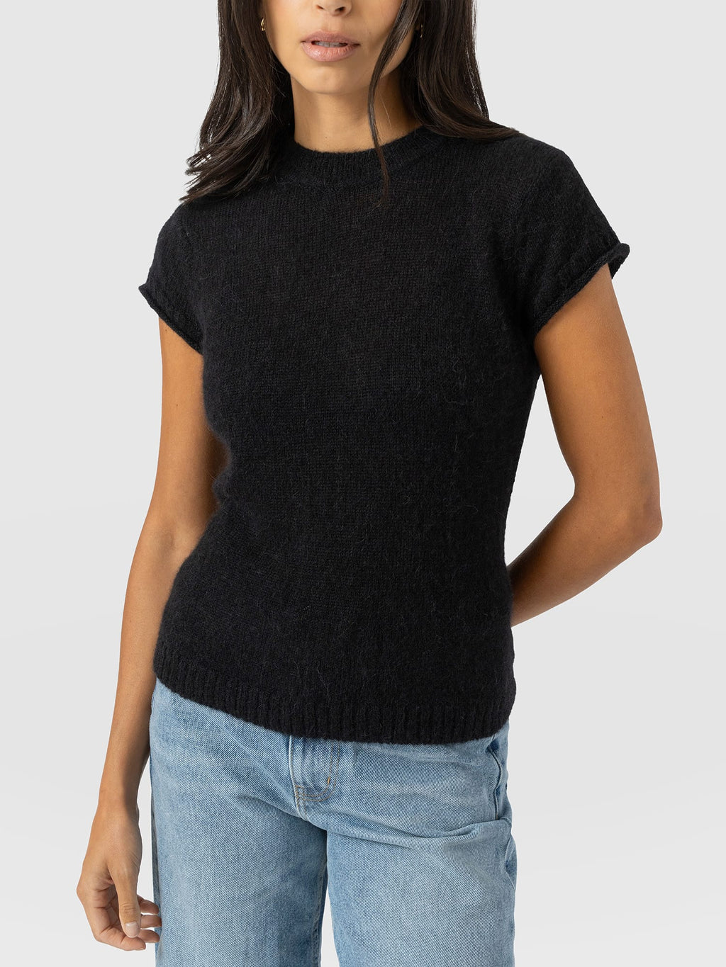 Ariella Baby Tee - Black