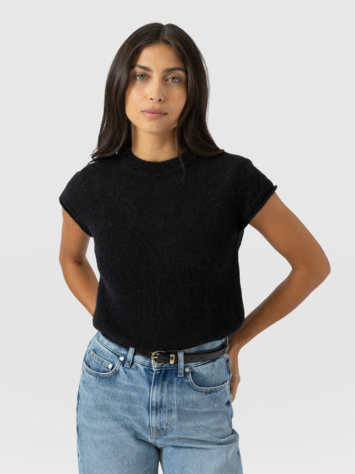 Ariella Baby Tee - Black