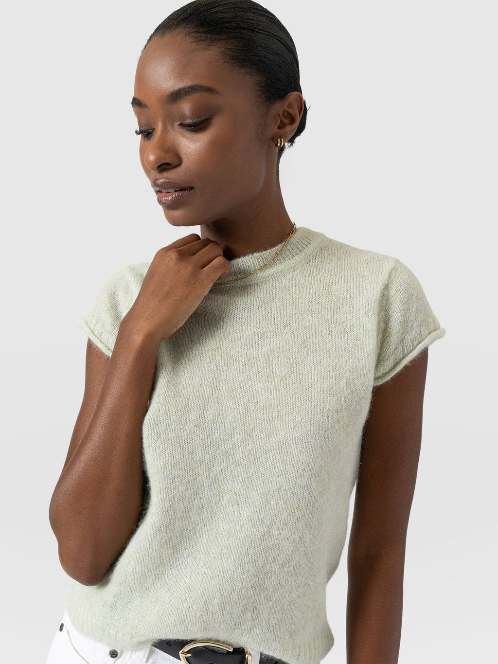 Ariella Baby Tee - Mint