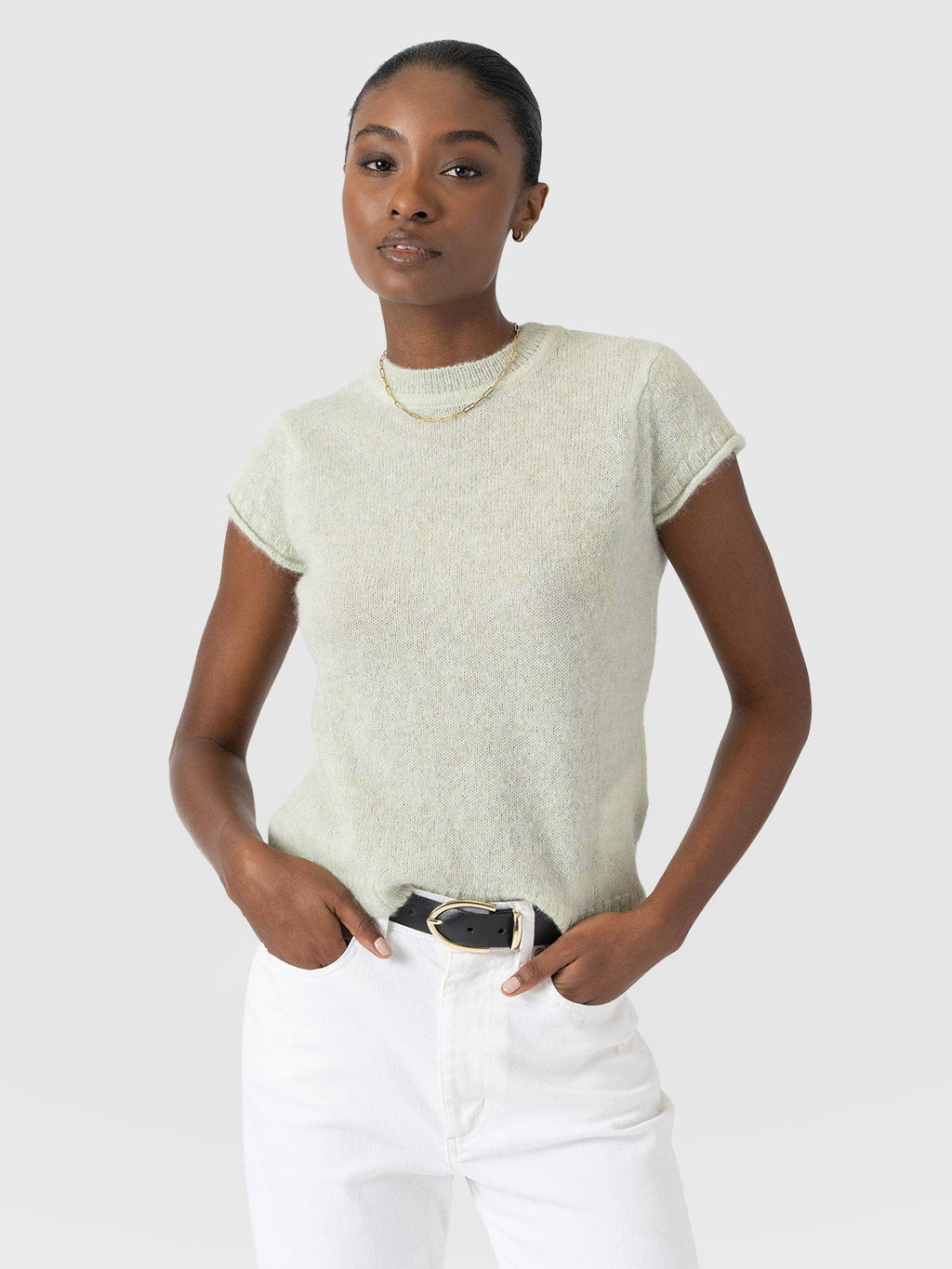 Ariella Baby Tee - Mint