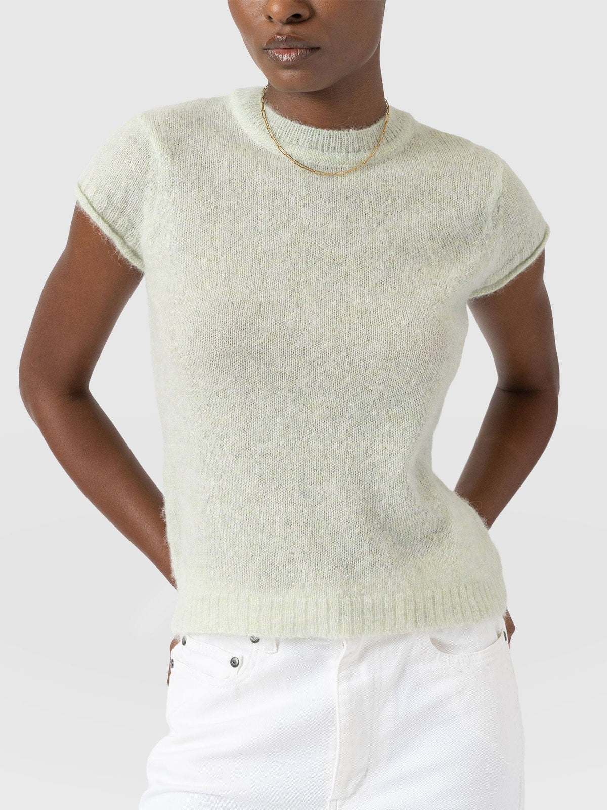 Ariella Baby Tee - Mint