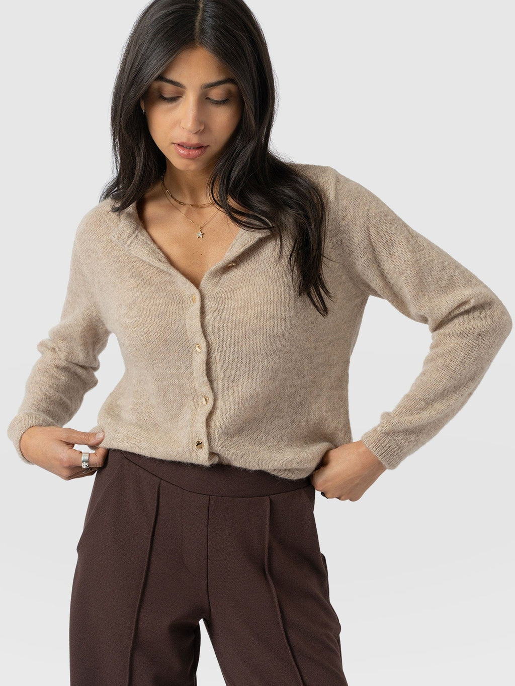 Ariella Cardigan - Beige