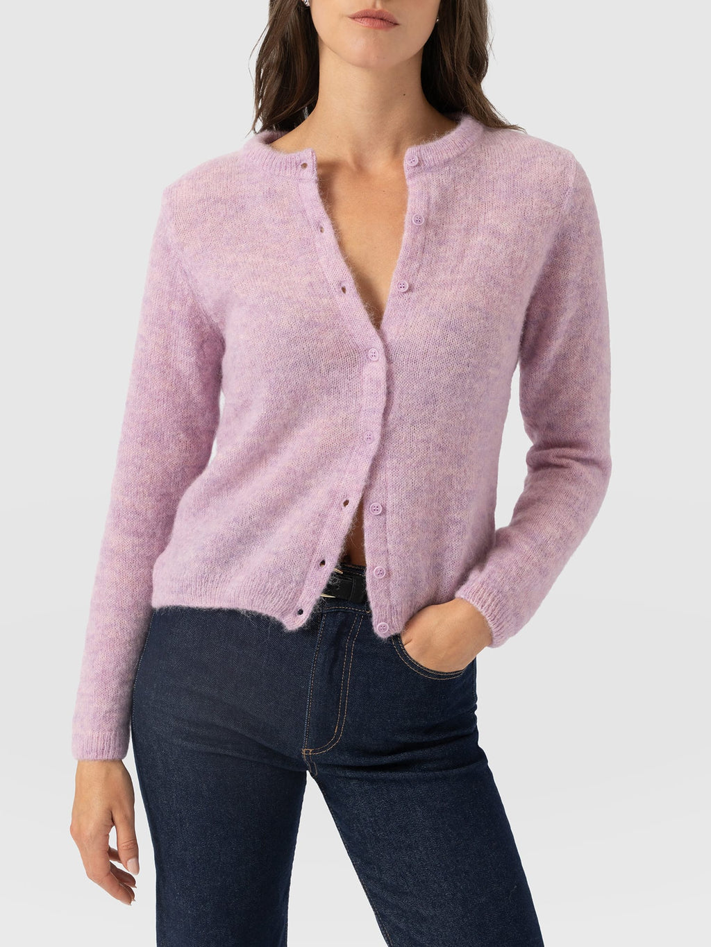 Ariella Cardigan - Lilac Pink