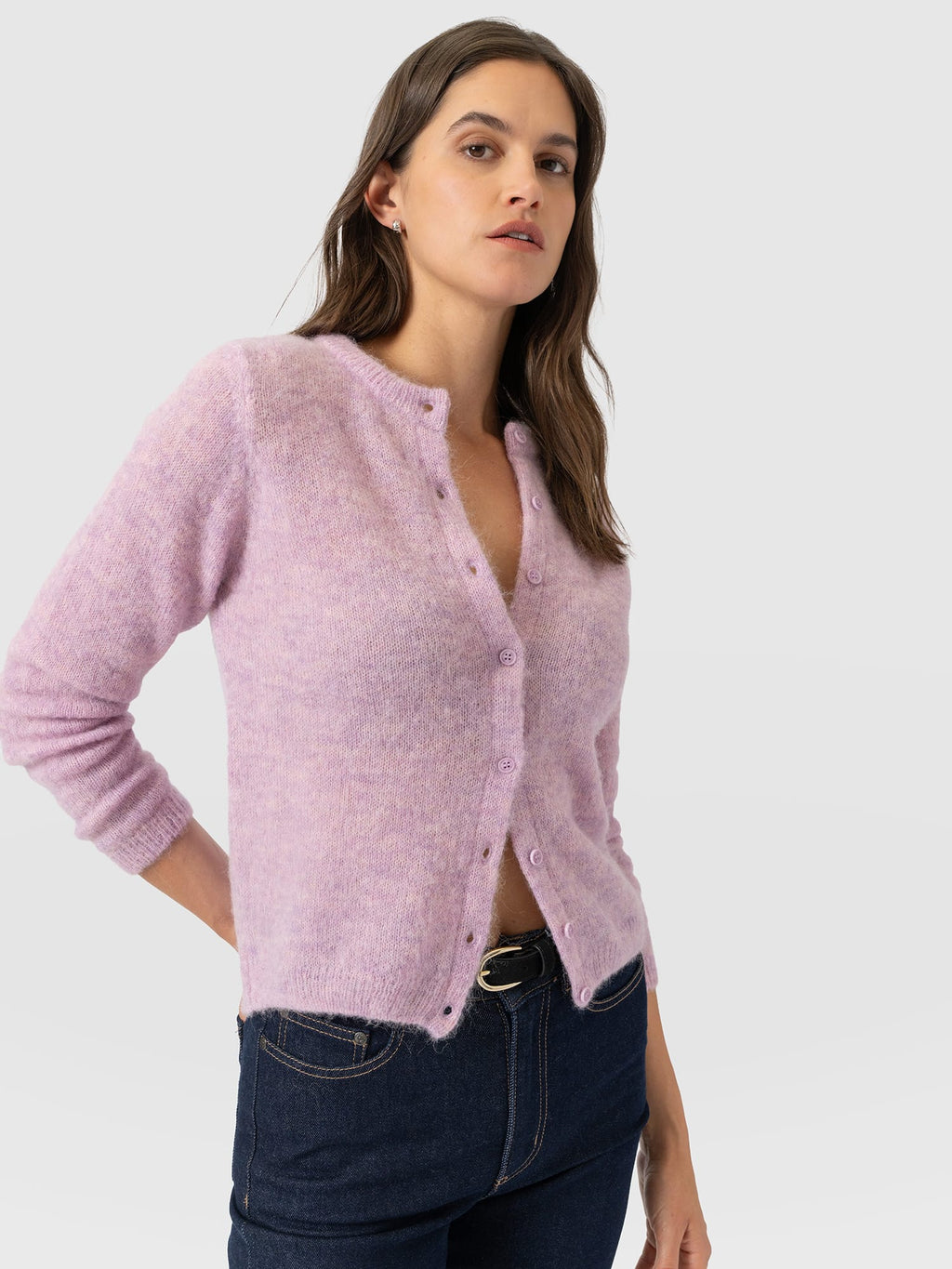 Ariella Cardigan - Lilac Pink