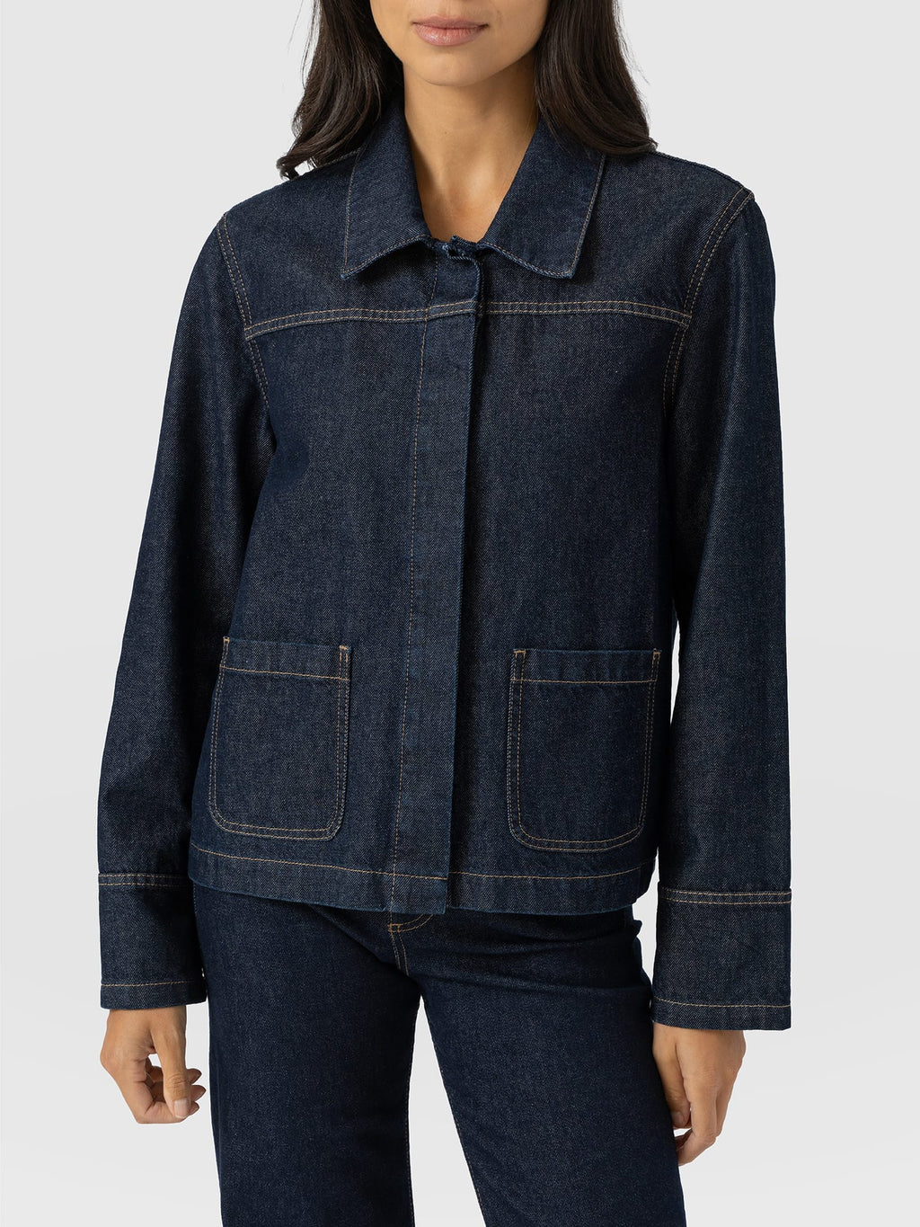 Arnette Denim Shacket - Indigo