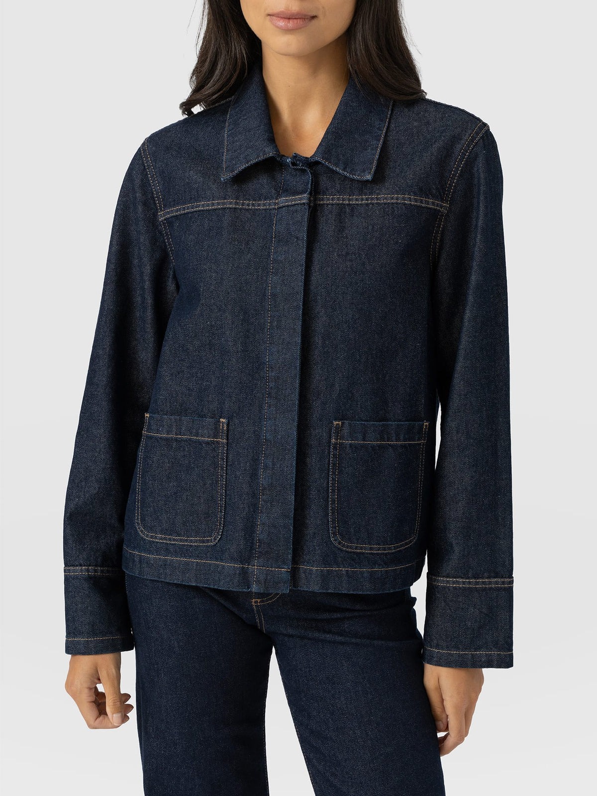 Arnette Denim Shacket - Indigo