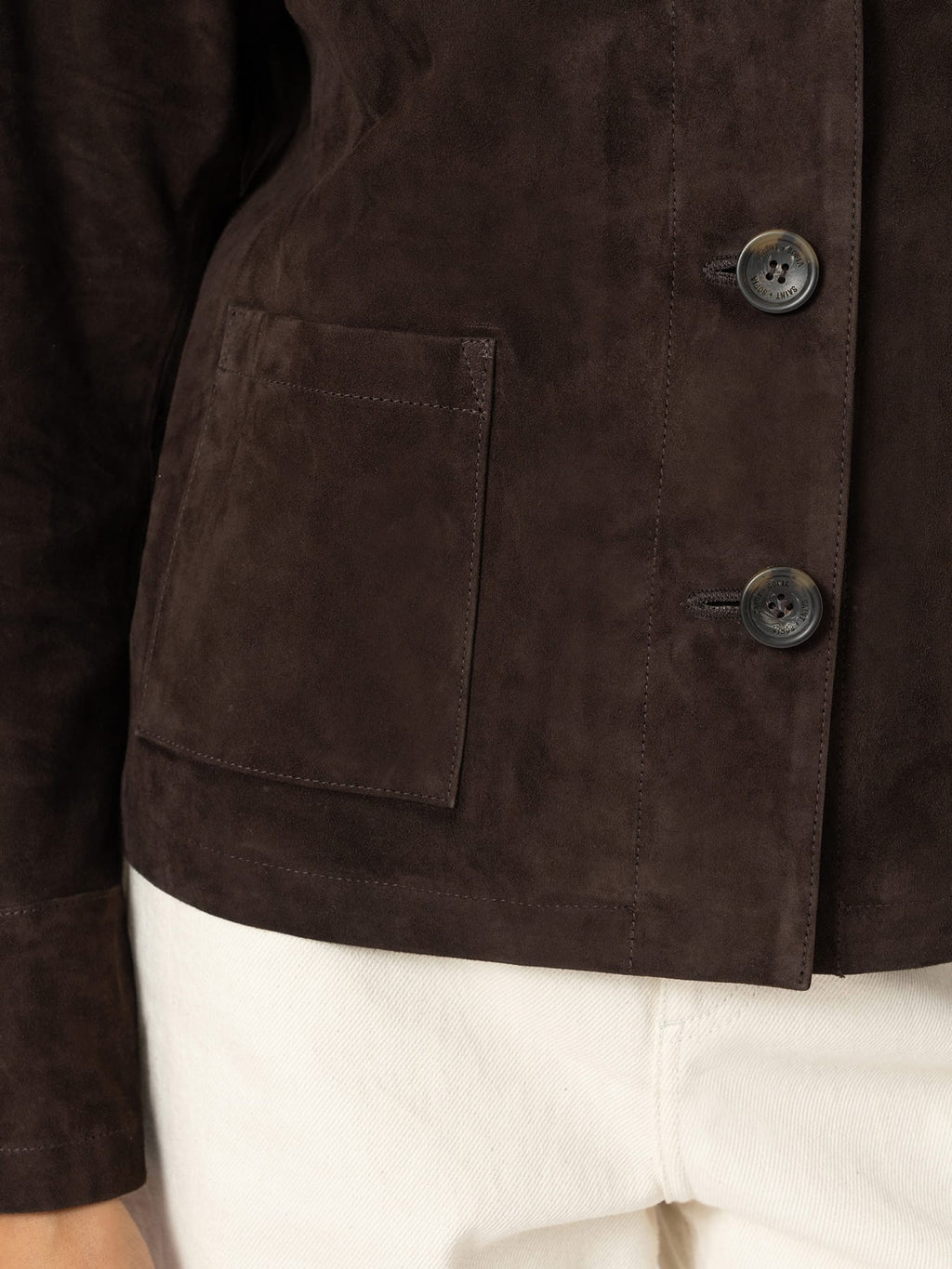Arnette Shacket - Chocolate Suede