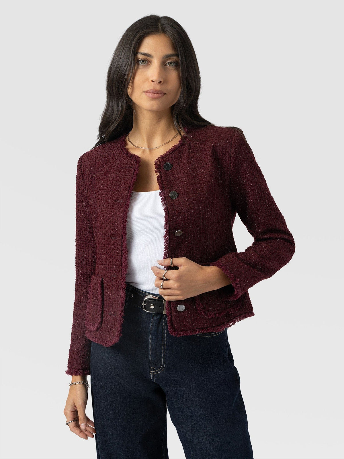 Ashby Jacket - Maroon