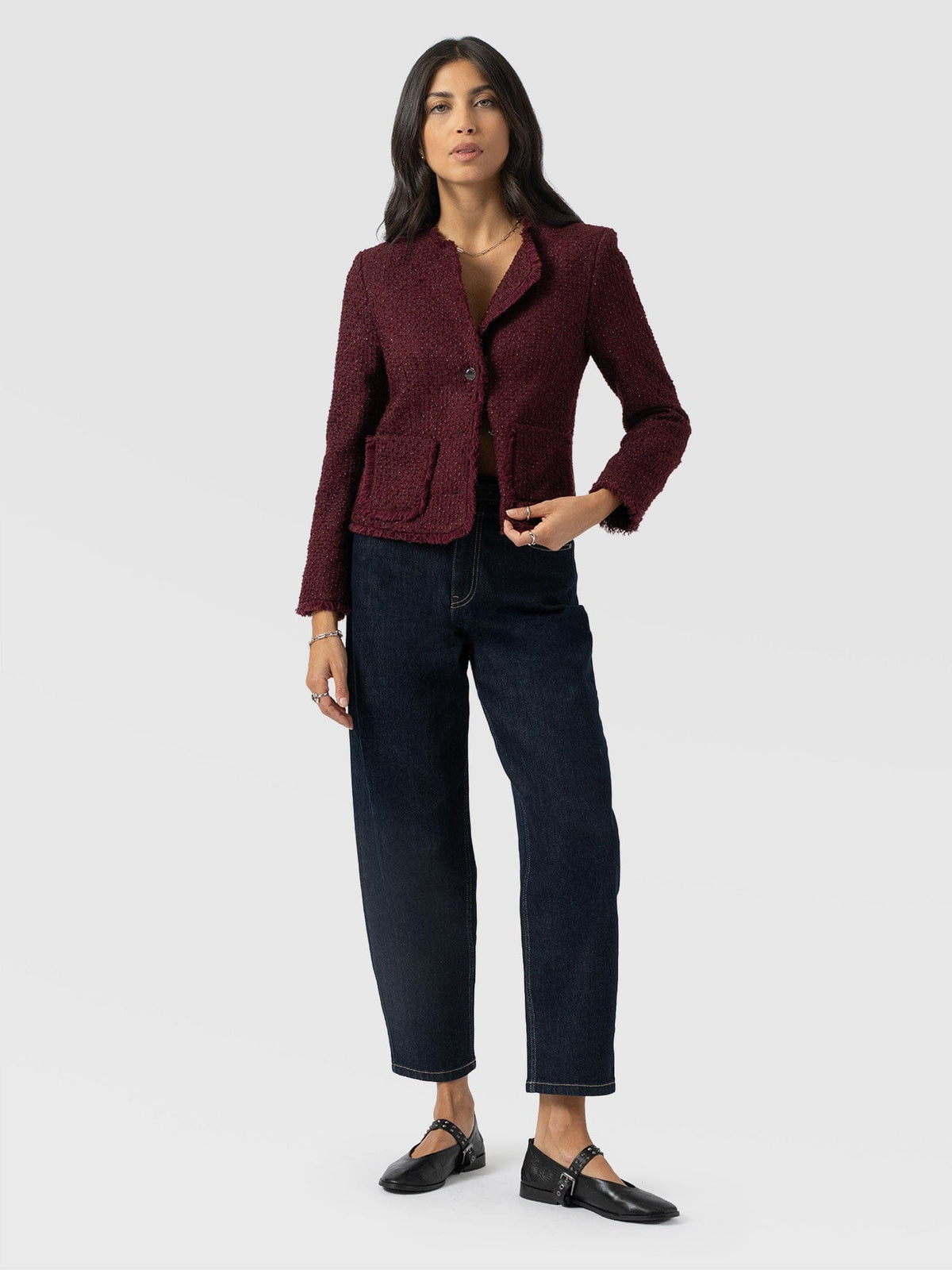 Ashby Jacket - Maroon