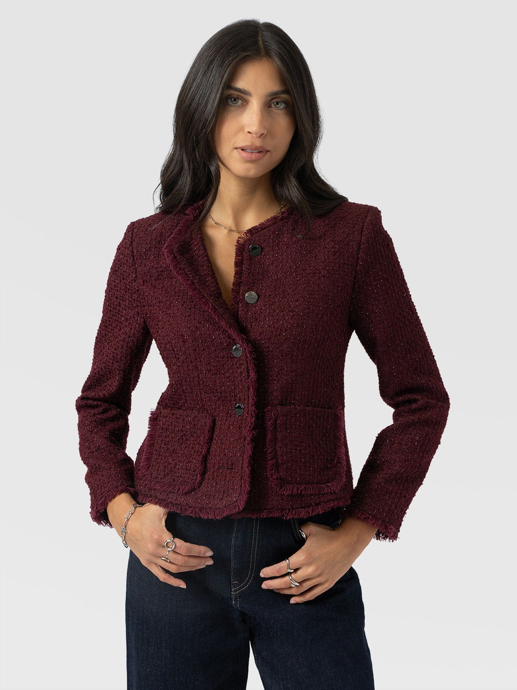 Ashby Jacket - Maroon
