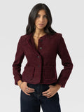 Ashby Jacket - Maroon