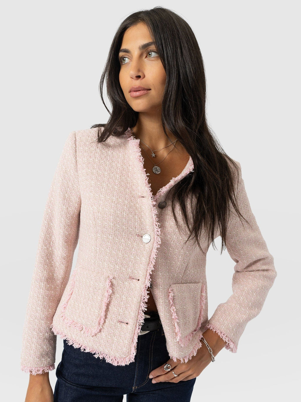 Ashby Jacket - Pale Pink