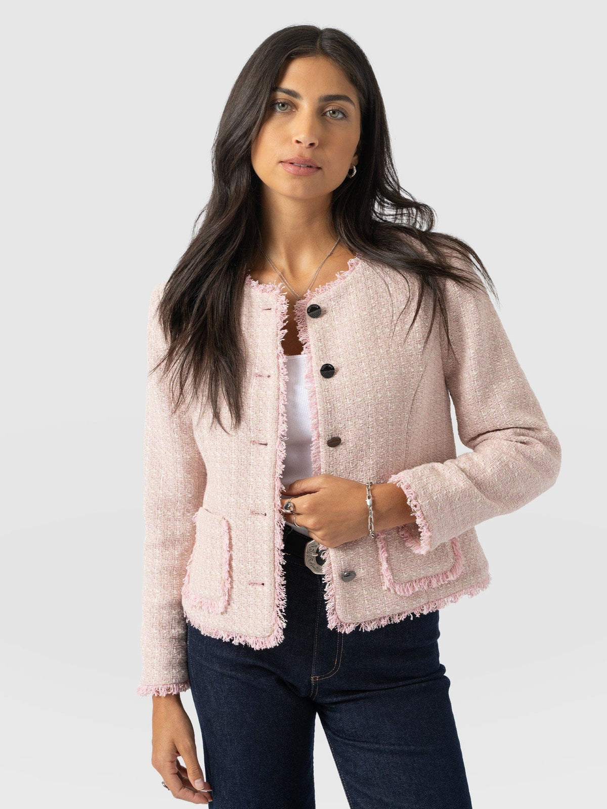 Ashby Jacket - Pale Pink