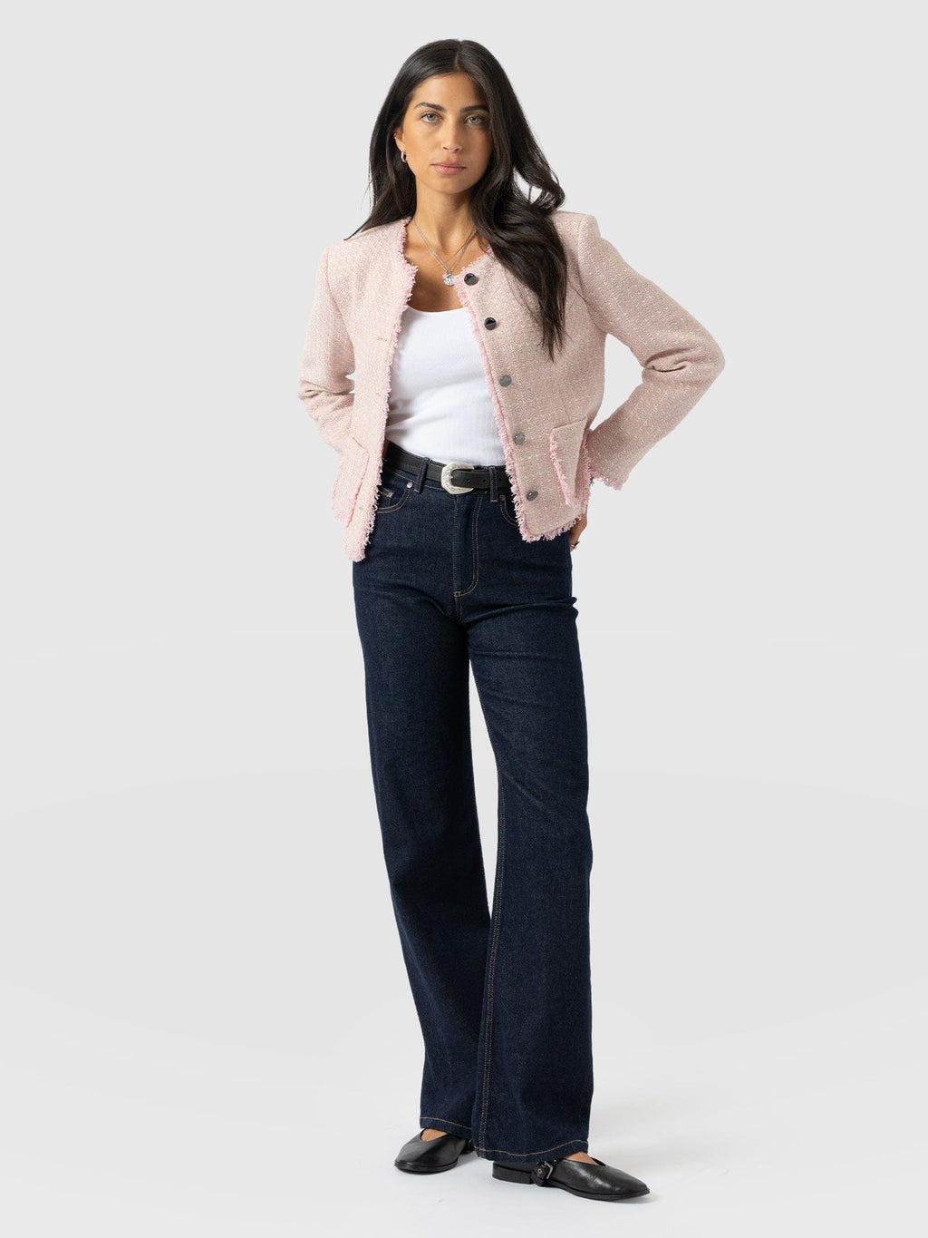 Ashby Jacket - Pale Pink