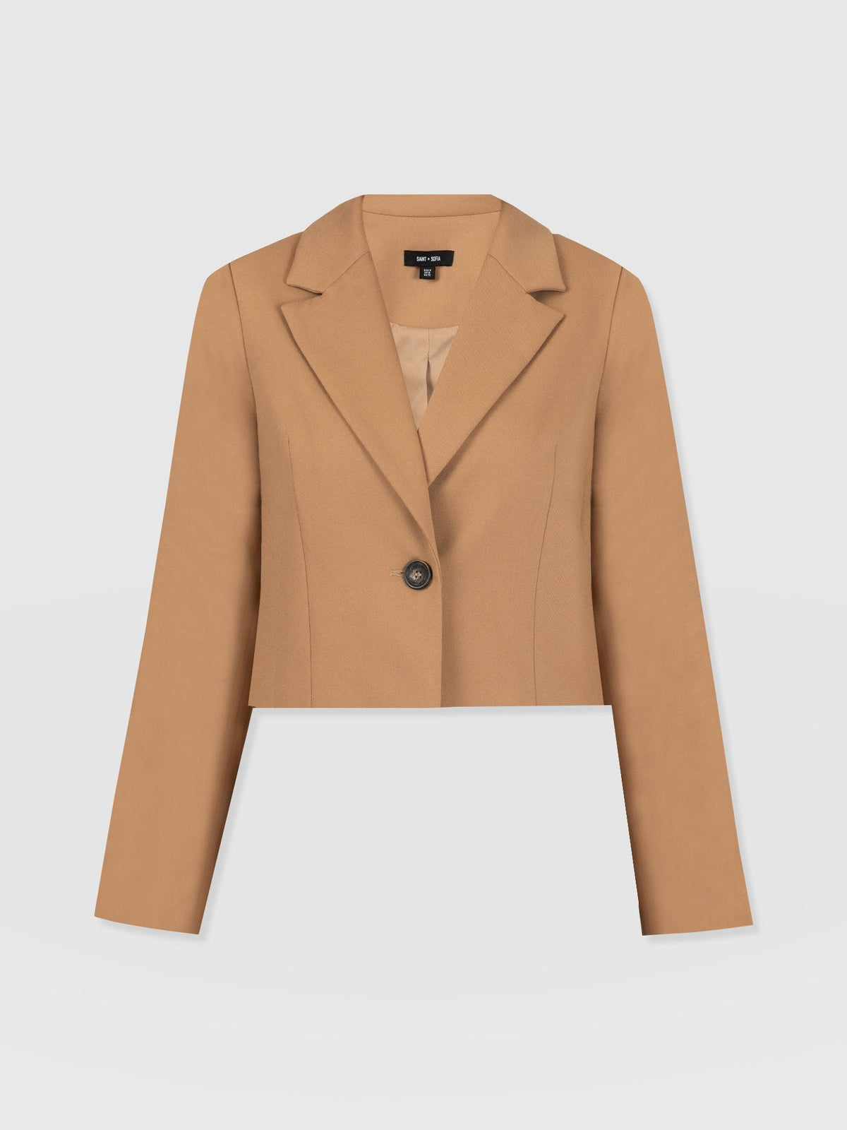 Astrid Cropped Blazer - Camel