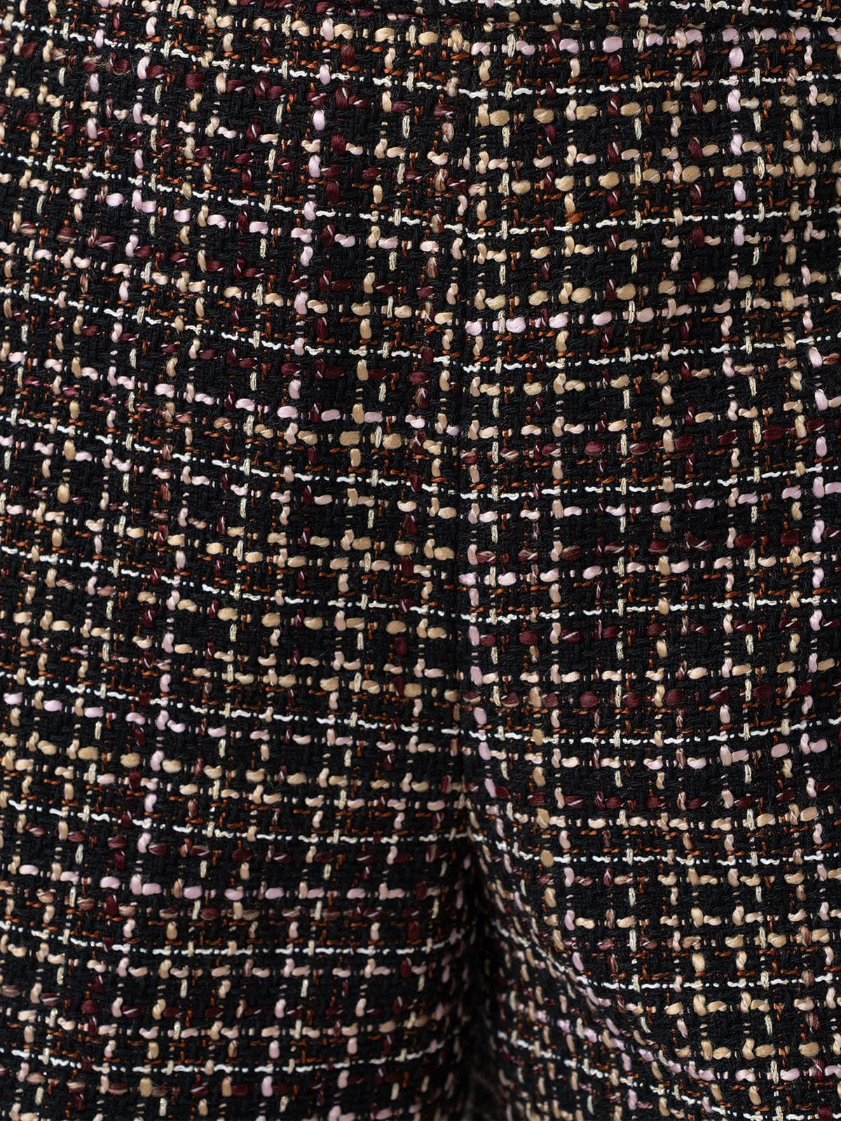Astrid Short - Black/Burgundy/Gold Boucle