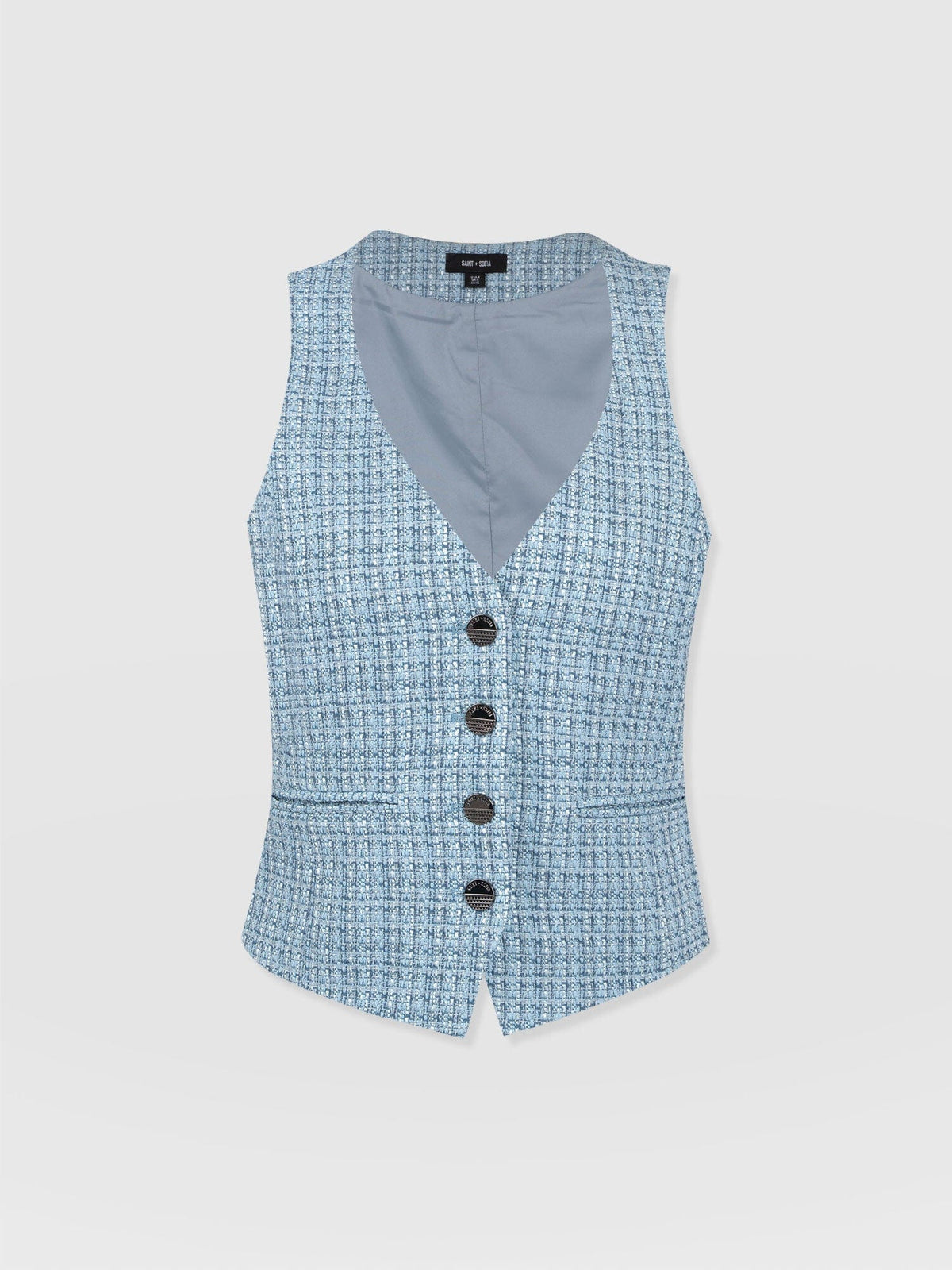 Astrid Waistcoat - Pale Blue