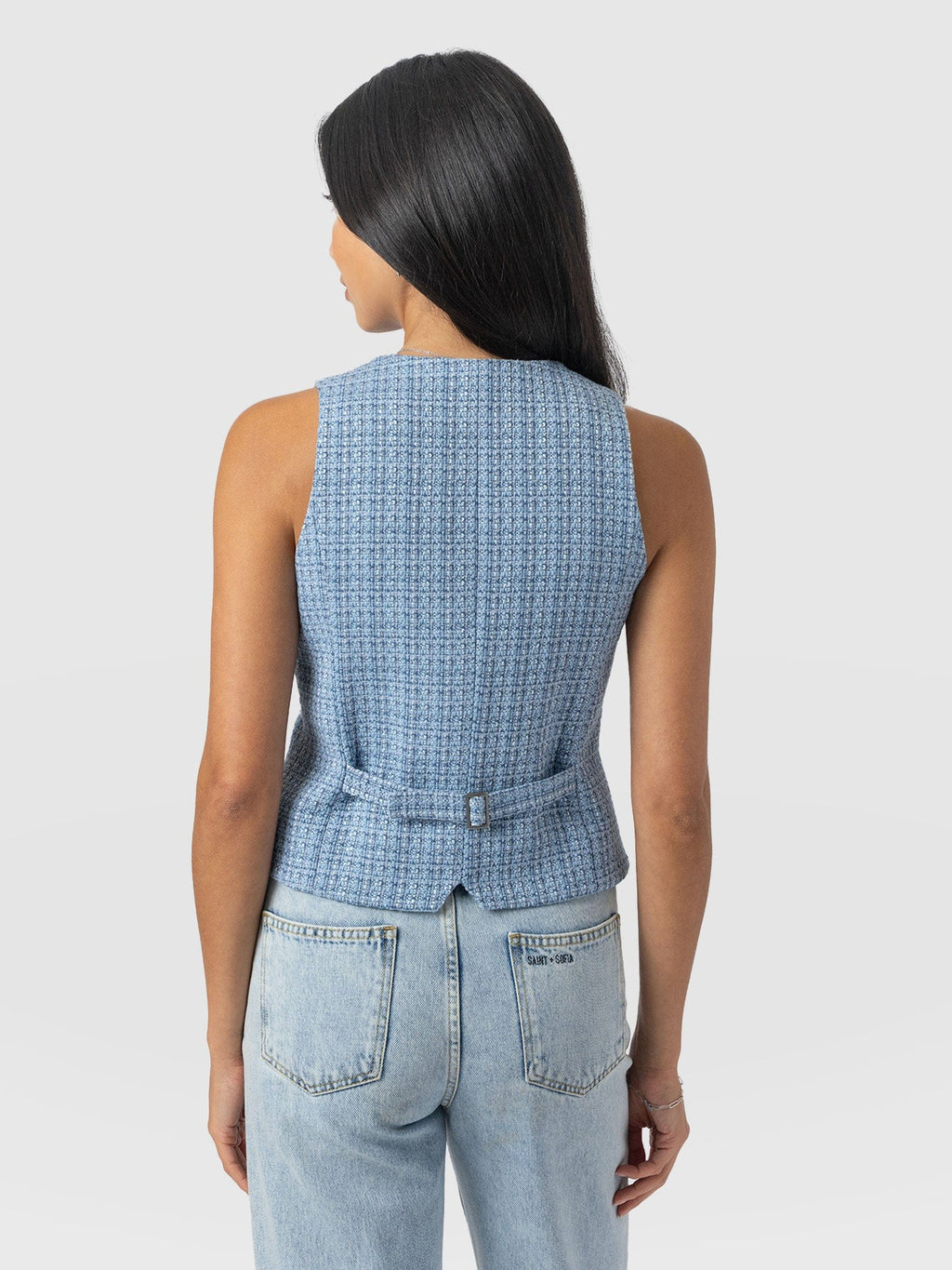 Astrid Waistcoat - Pale Blue