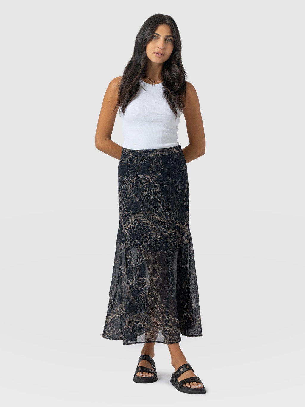 Audrey Skirt - Spot Feather