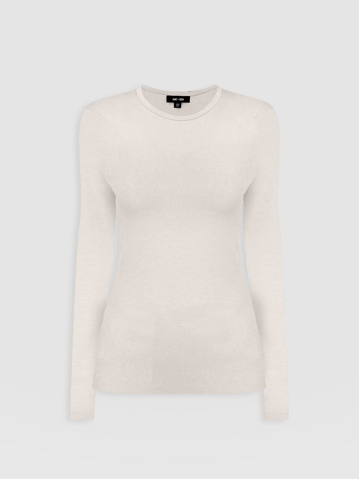 Austen Crew Neck Tee - Cream