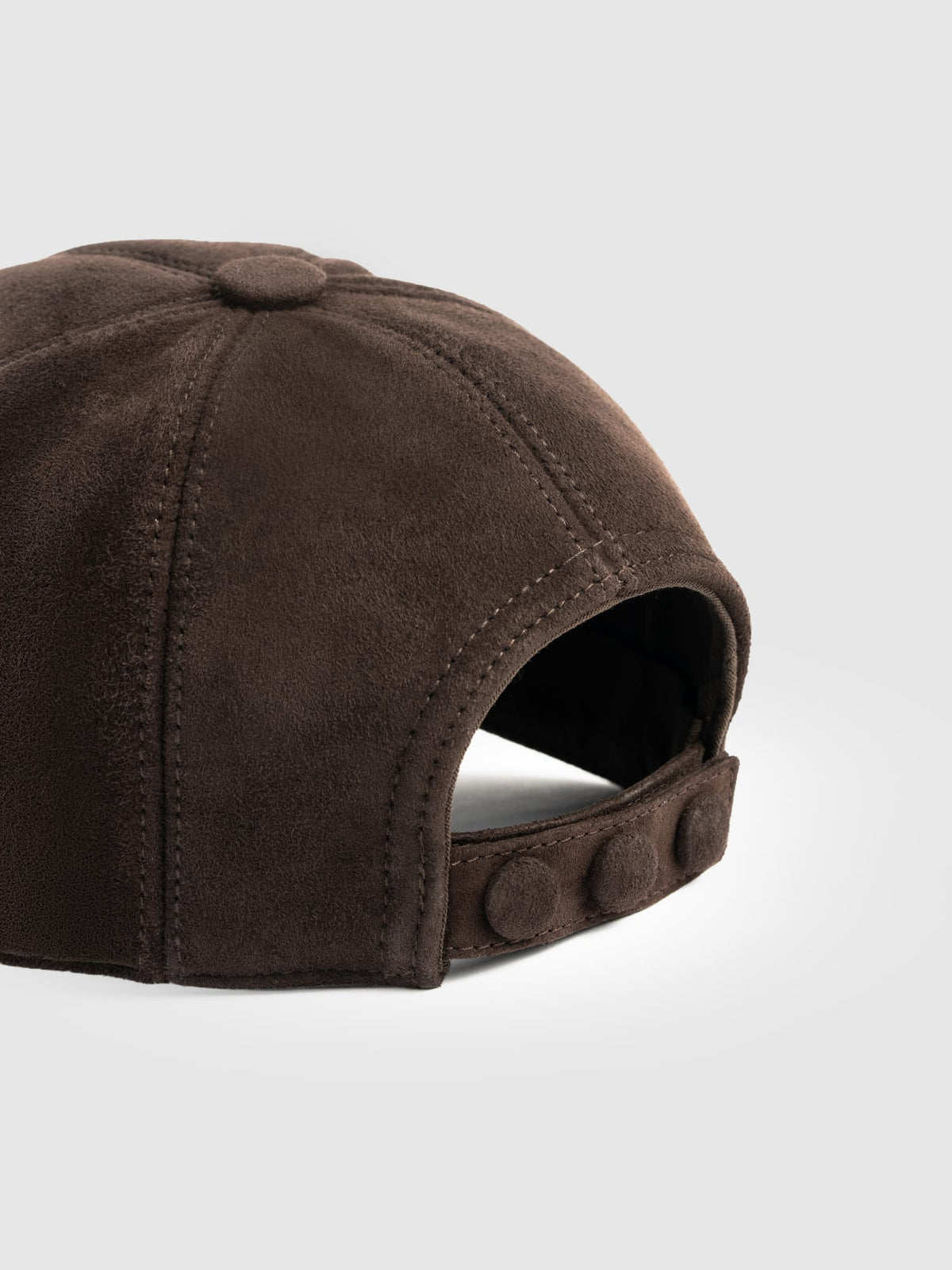 Avalon Baseball Cap - Chocolate Suede