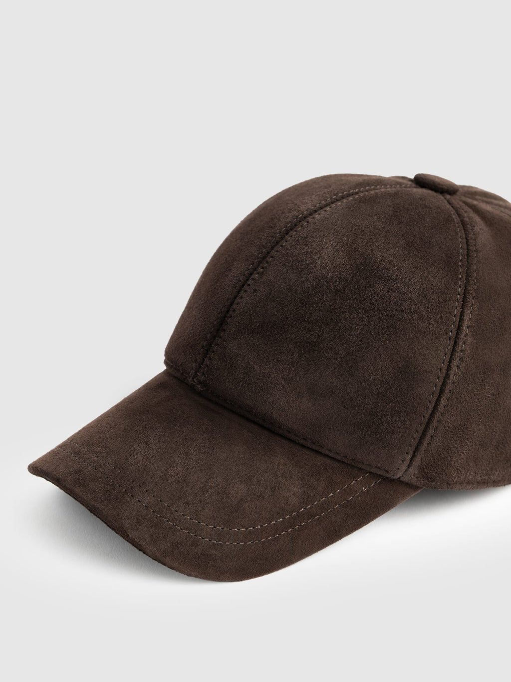 Avalon Baseball Cap - Chocolate Suede