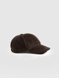 Avalon Baseball Cap - Chocolate Suede