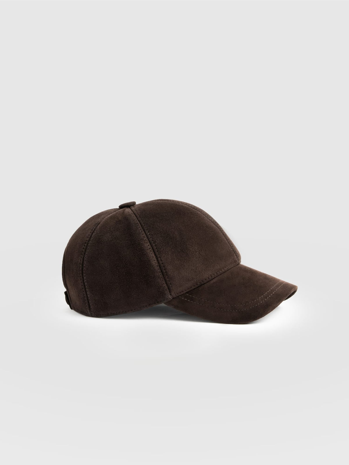Avalon Baseball Cap - Chocolate Suede