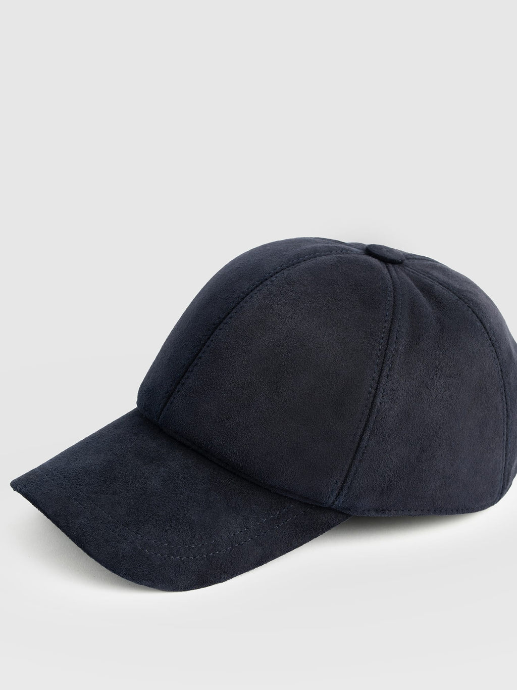 Avalon Baseball Cap - Navy Suede