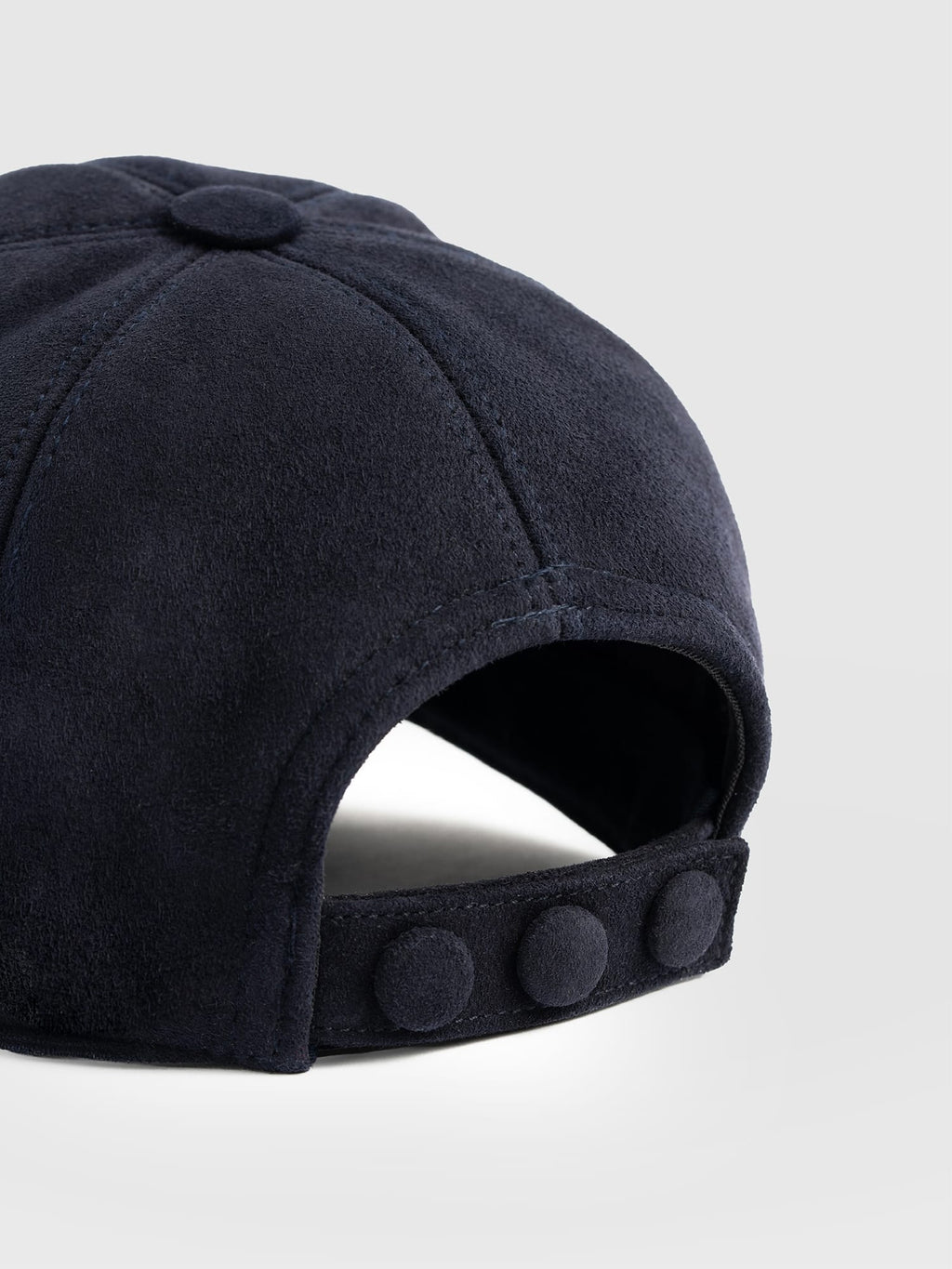 Avalon Baseball Cap - Navy Suede