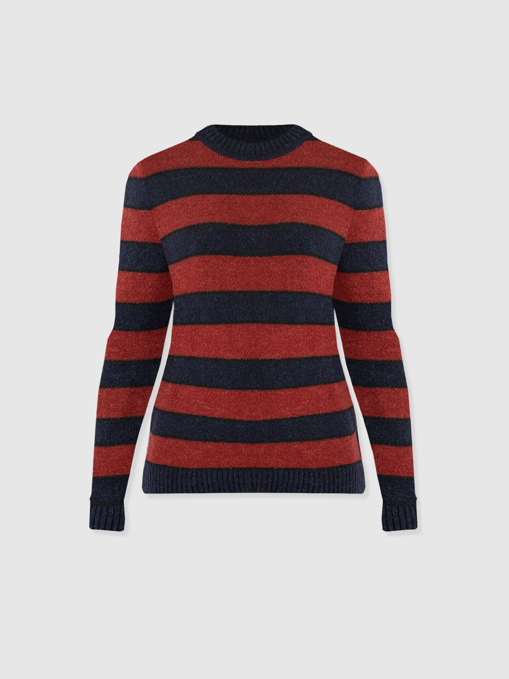Azura Knit Sweater - Red/Navy