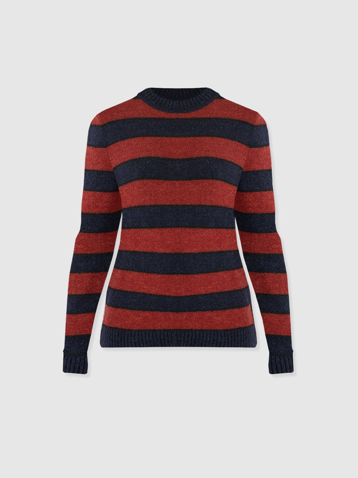 Azura Knit Sweater - Red/Navy