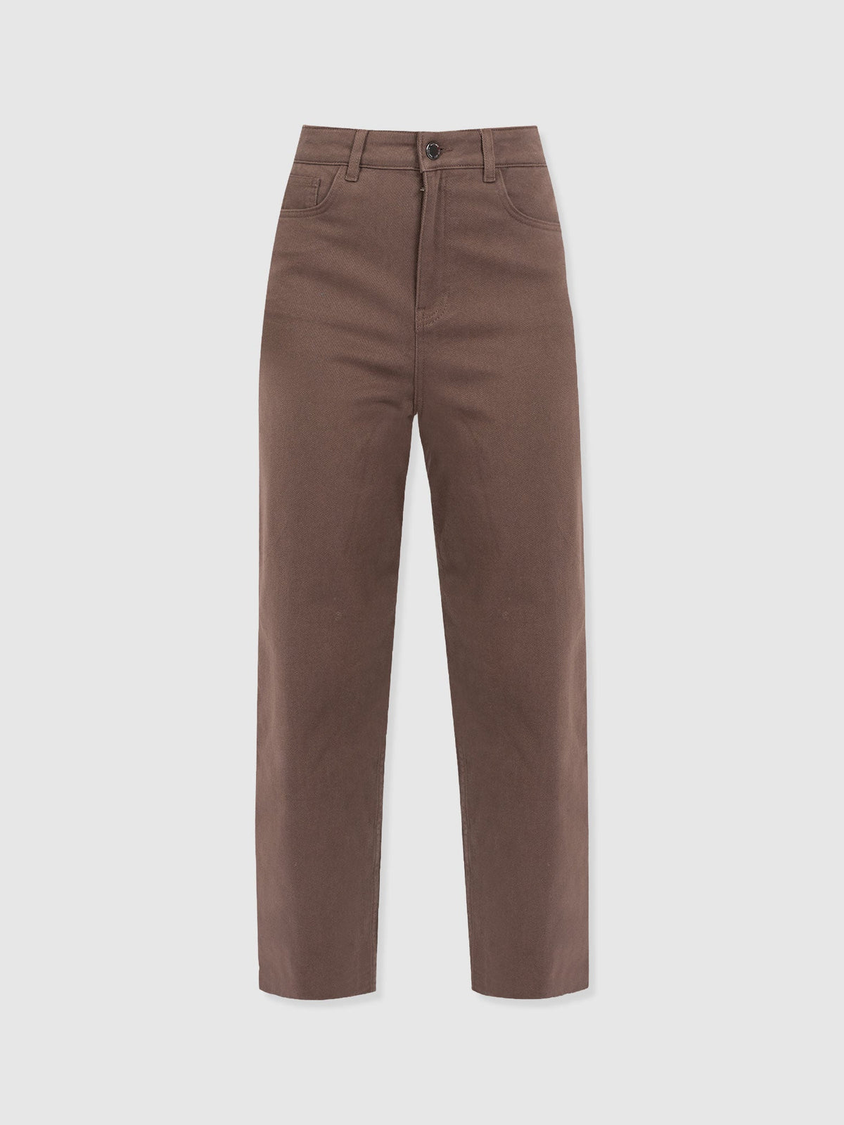 Barrel Leg Jean - Brown