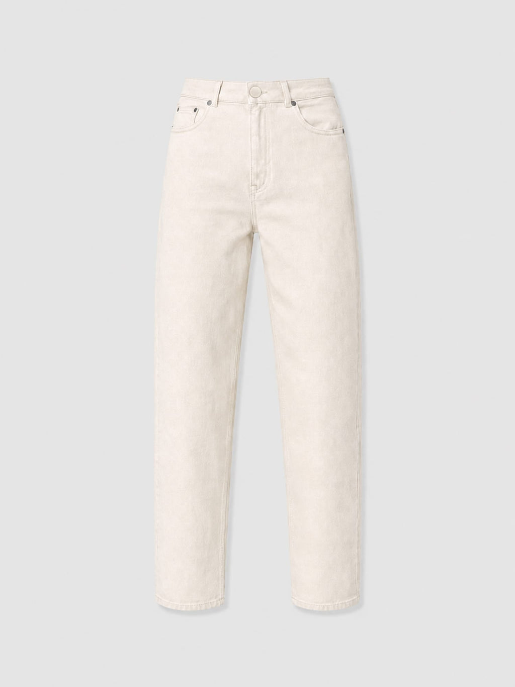 Barrel Leg Jean - Cream